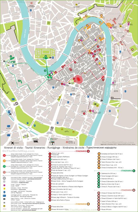 where is verona|verona on a map.